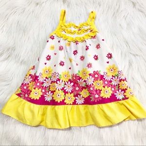 Park Bench Kids Floral Dress 12 months